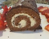 Foto langkah ke 5 dari resep Bolu gulung Coklat.