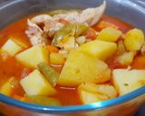 A picture of step 3 of Chicken stew with vegetables يخنة دجاج و خضار.