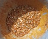 A picture of step 2 of Baingan Bhaja.