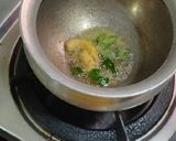 A picture of step 6 of Gujarat Kadi and khichadi.