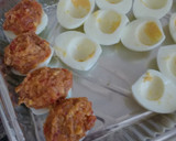 Foto del paso 3 de la receta: Huevos rellenos de atún gratinados
