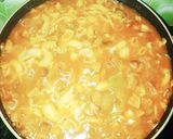 A picture of step 7 of Full gravy pasta and soyabean.