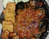 Foto langkah ke 8 dari resep 39. Sambal + terong + tempe + timun.