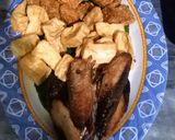 Foto langkah ke 2 dari resep Ikan Pindang Cue,Tahu,Tempe,Kuah Santan.