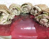A picture of step 2 of Tuna Wrap.
