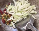 Calabash stir fry recipe step 2 photo