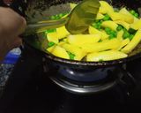 A picture of step 2 of Dhaba style aloo matar ki sabzi.