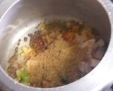A picture of step 10 of Mithe chawal and Moger.