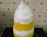 A picture of step 8 of Eggless Mango Mousse.