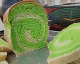 Foto langkah ke 11 dari resep Roti tawar pandan swirl.
