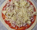 Foto del paso 3 de la receta Pizza jamón York y queso