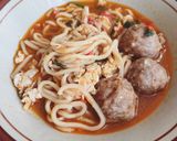 Foto langkah ke 3 dari resep Mie Tek Tek Kuah.