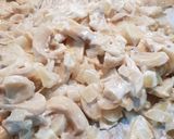 Foto del paso 4 de la receta: Gratín de zapallo, lentejas y champiñones