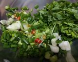 A picture of step 1 of Spicy Fresh Naem Salad.