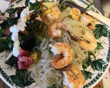 A picture of step 6 of Lemon Spaghetti with Shrimp.