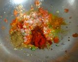 A picture of step 2 of Soya Bhurji.