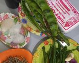Foto langkah ke 1 dari resep Oseng Tempe Pete Teri Cabai Hijau 🌶.