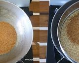 A picture of step 2 of Porivilangai Urundai / Healthy ladoo.