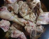 A picture of step 1 of Chicken bukhara.