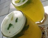 A picture of step 5 of Mint lemon cooler.