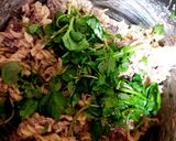 A picture of step 4 of My Lamb Pasta with Yogurt & Mint Sauce. 😍.