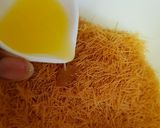 A picture of step 4 of Dry fruits kunafeh.
