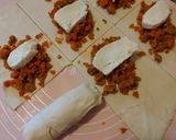 Pas rețetă Rulouri din foietaj cu carne tocată și mozarella 2 fotografie