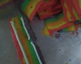 Foto langkah ke 4 dari resep Bolu gulung pelangi😍.
