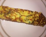 A picture of step 5 of Omelette egg roll.