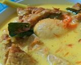Foto langkah ke 3 dari resep Kuah Santan Tempe Telur Pedas.