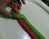 A picture of step 6 of Coconut Logs.