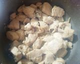 Foto del paso 2 de la receta: Pastas con pollo en salsa blanca con cebolla larga