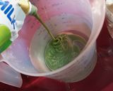 Foto langkah ke 3 dari resep Puding roti matcha.