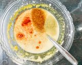 A picture of step 1 of Paneer ka pakoda.