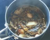 A picture of step 6 of Muy choi steam mince pork and soup.