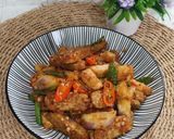 Gambar langkah 4 resipi Tauhu Tempe Terung Berlado.