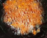 A picture of step 3 of Badam pakoda.