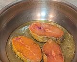 A picture of step 2 of Goan fish curry.