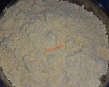 A picture of step 2 of Besan Oats Chilla.