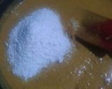 A picture of step 3 of Chocolate Stuffed Besan Laddos.