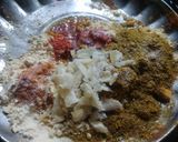 A picture of step 1 of Gunda nu shaak.