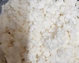 A picture of step 1 of Tofu or soya milk paneer bhurjee.
