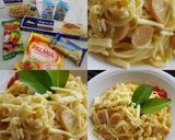 Foto langkah ke 6 dari resep Spaghetti macaroni cheese carbonara.