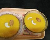 A picture of step 5 of Mango China grass pudding.