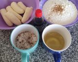 Foto del paso 1 de la receta: 🍌Budín de banana y trozos de chocolate 🍫
