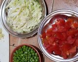 A picture of step 2 of Mix Veggie masala.