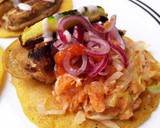 Foto del paso 12 de la receta: Tacos🌮 de calabacín y berenjena empanizados🌮