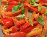 Sültpaprikás fusilli krémes balzsamecettel recept fázis 2 fotója