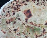 Potato dhaniya parantha recipe step 5 photo