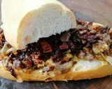 รูปขั้นตอนการทำที่ 7 ของ Philly Cheesesteak Sandwich